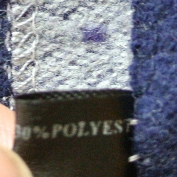 Supersoft Stag Scarf Scottish Soft Touch Reversible Shawl with Short fringe-Navy - Picture 7 of 7